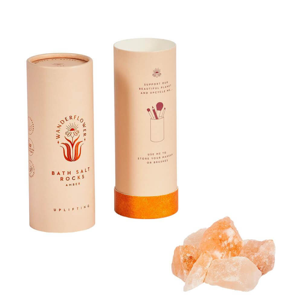 Wanderflower Amber Bath Salt Rocks